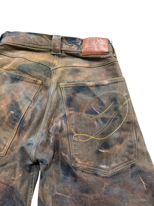Mud wash Denim Shorts 32”