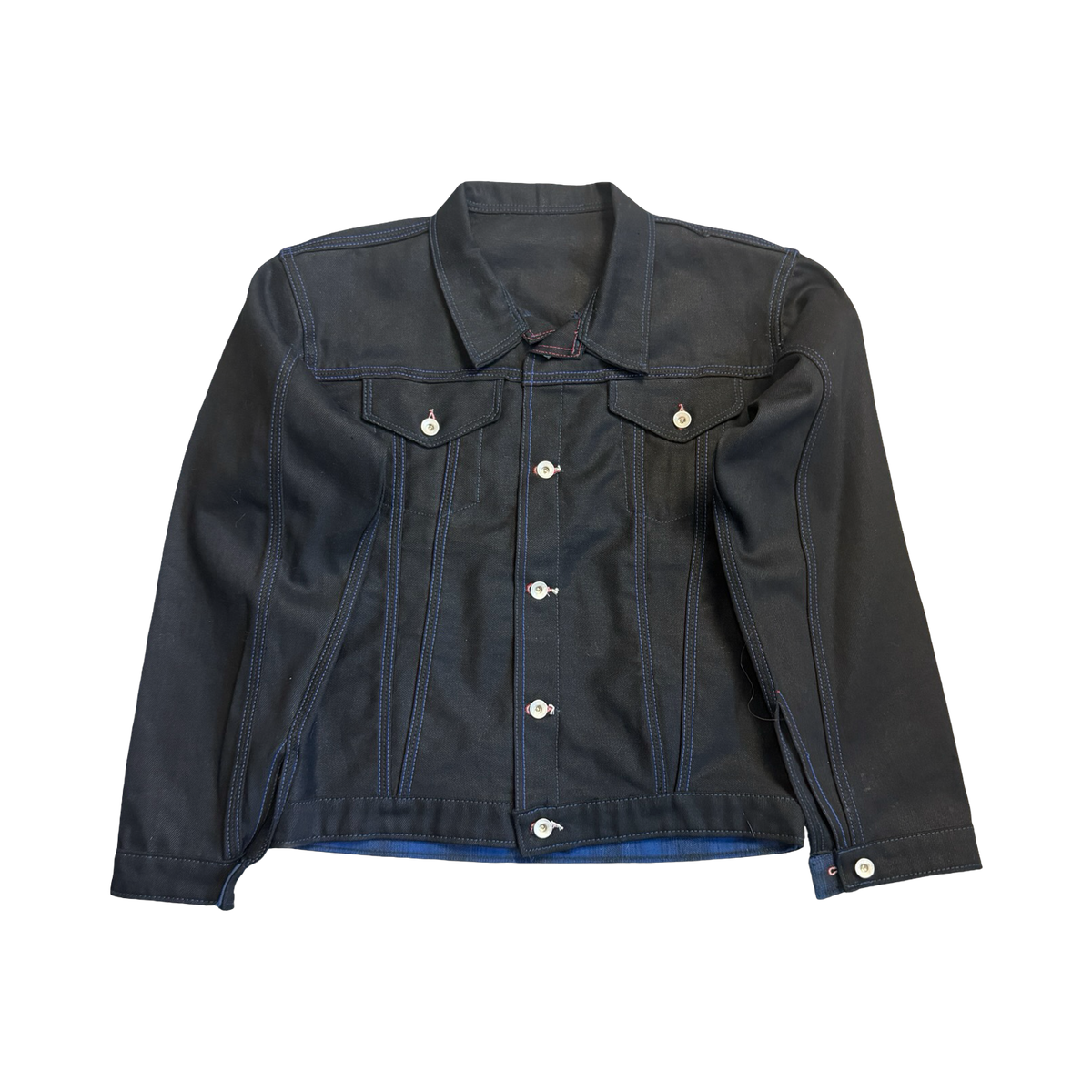 TYPE 3 TRUCKER BLACK DENIM JACKET SAMPLE (40)