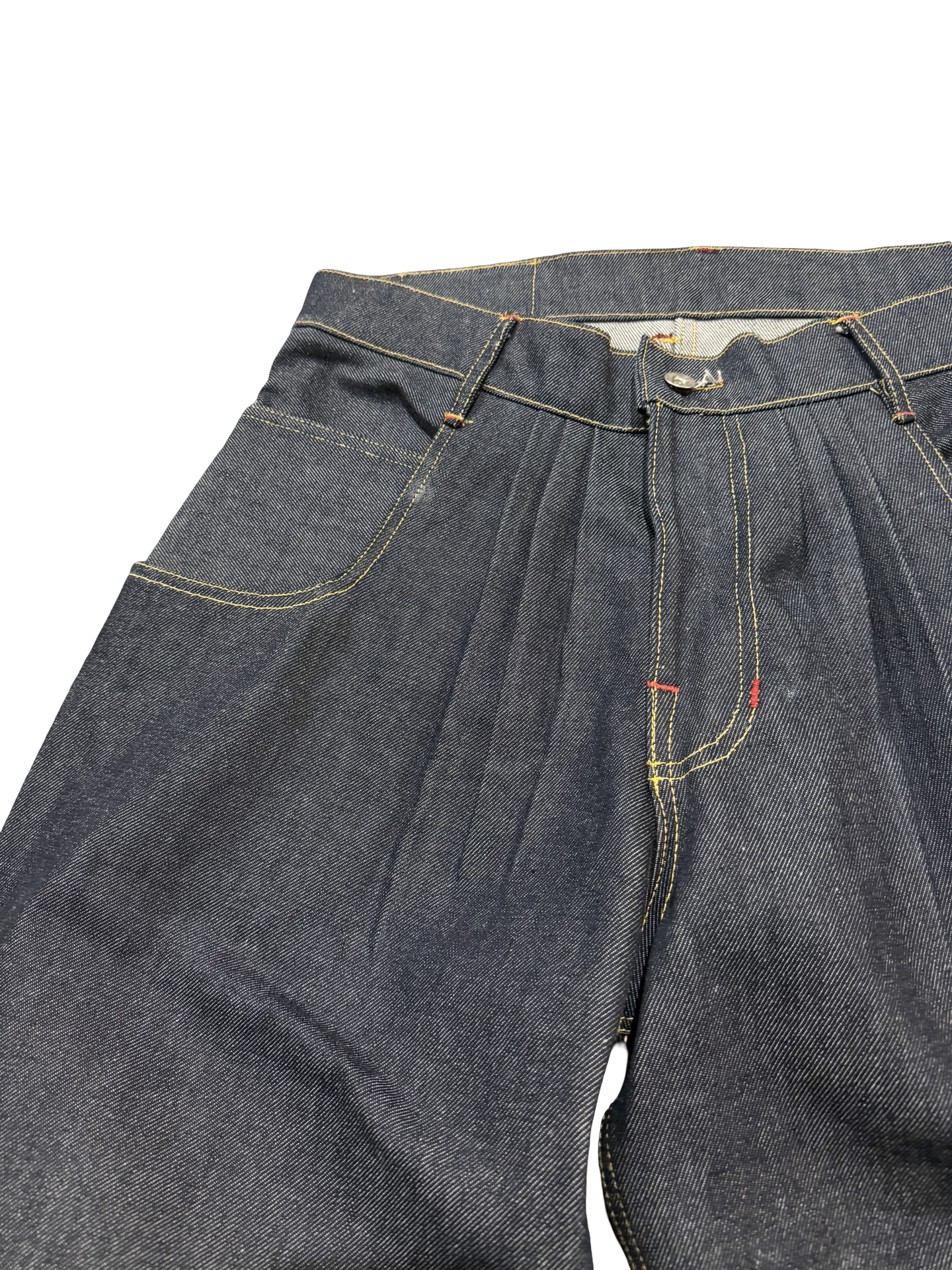 90220 Pleated Japanese Denim 34x32