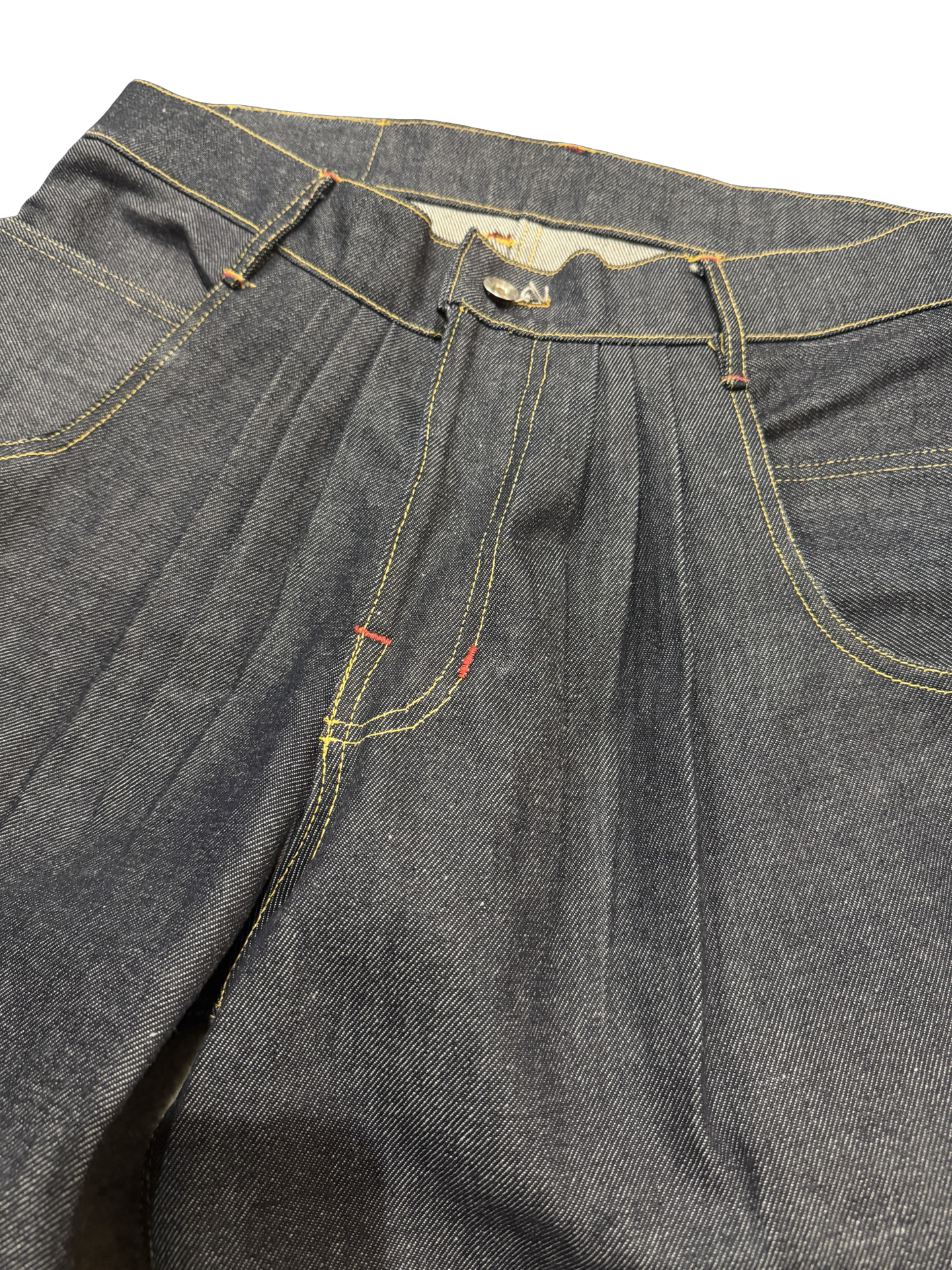 90220 Pleated Japanese Denim 34x32