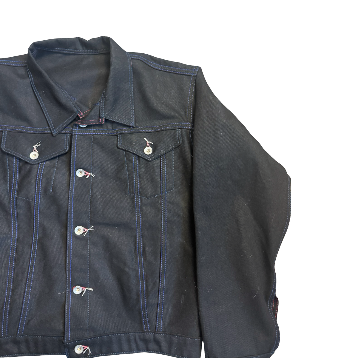 TYPE 3 TRUCKER BLACK DENIM JACKET SAMPLE (40)