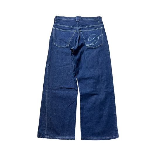 Cut and Sew DC501 BAGGY Jeans 12.0 Oz Japanese Kiahara Blue Denim 34x29