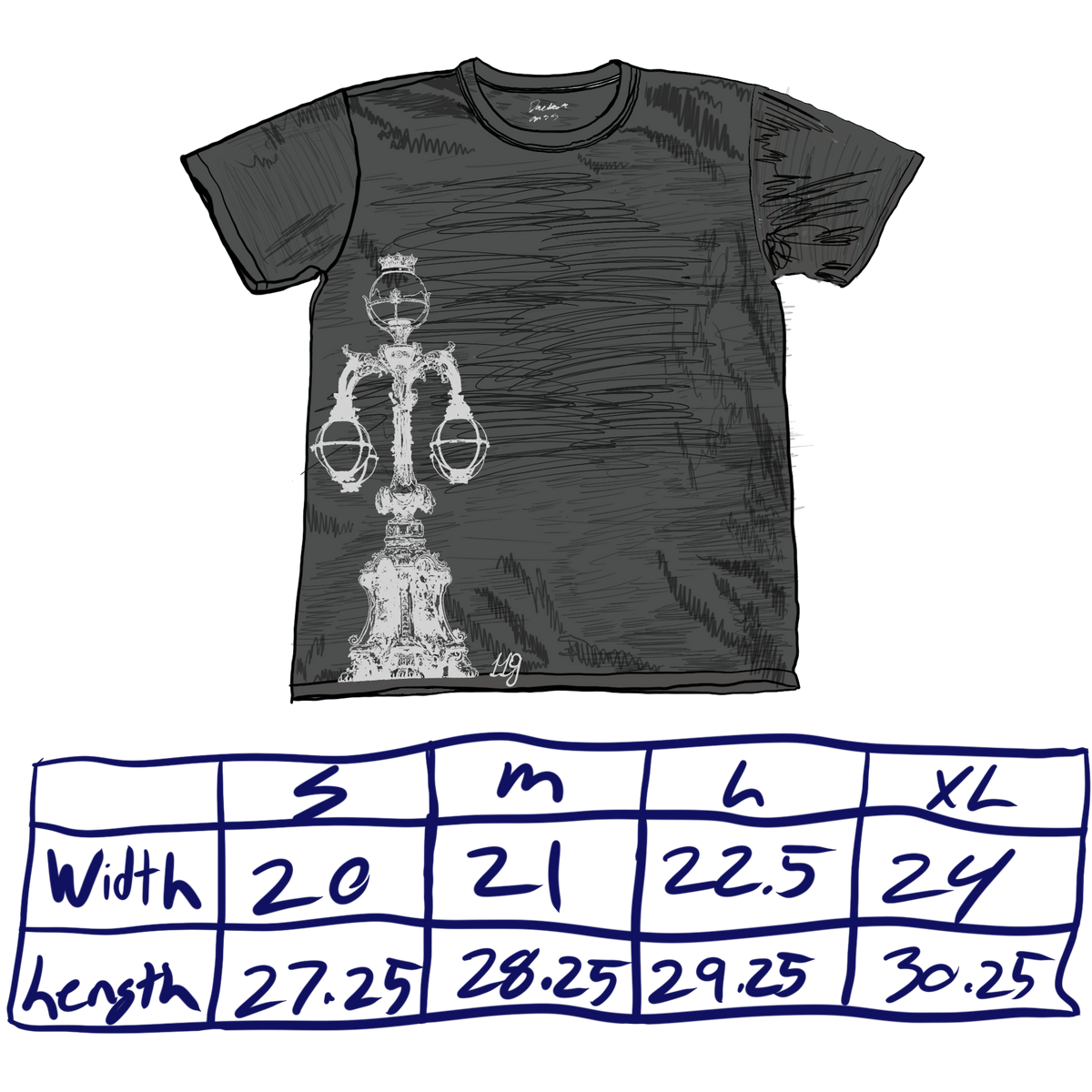 Emperors Lamp 4 Oz Slub Tee - Black (G&J X Daeker)