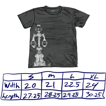 Emperors Lamp 4 Oz Slub Tee - Black