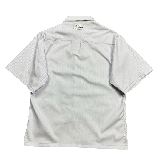 Pleated Button-up Shirt