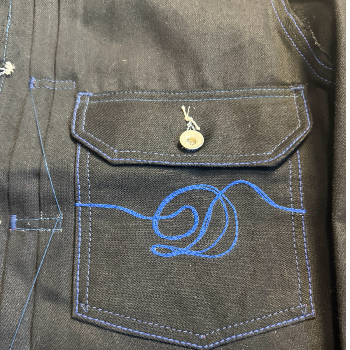 TYPE 1 BLACK DENIM JACKET SAMPLE (38)