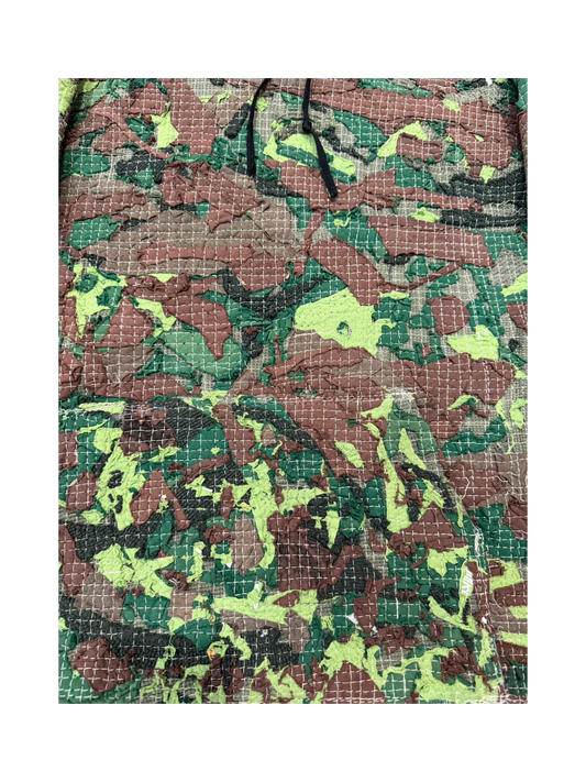 Patchwork Hoodie M “forest green”