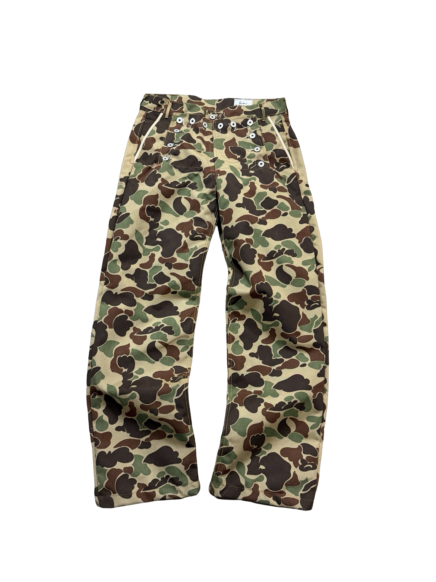 Camo Drop Front Military Jean 32”