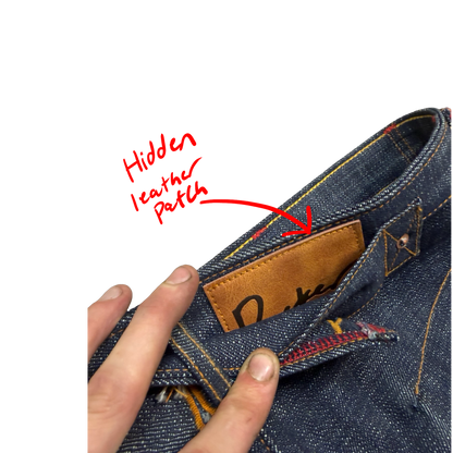 18 OZ SELVEDGE ENGINEER JEANS OVERSTOCK