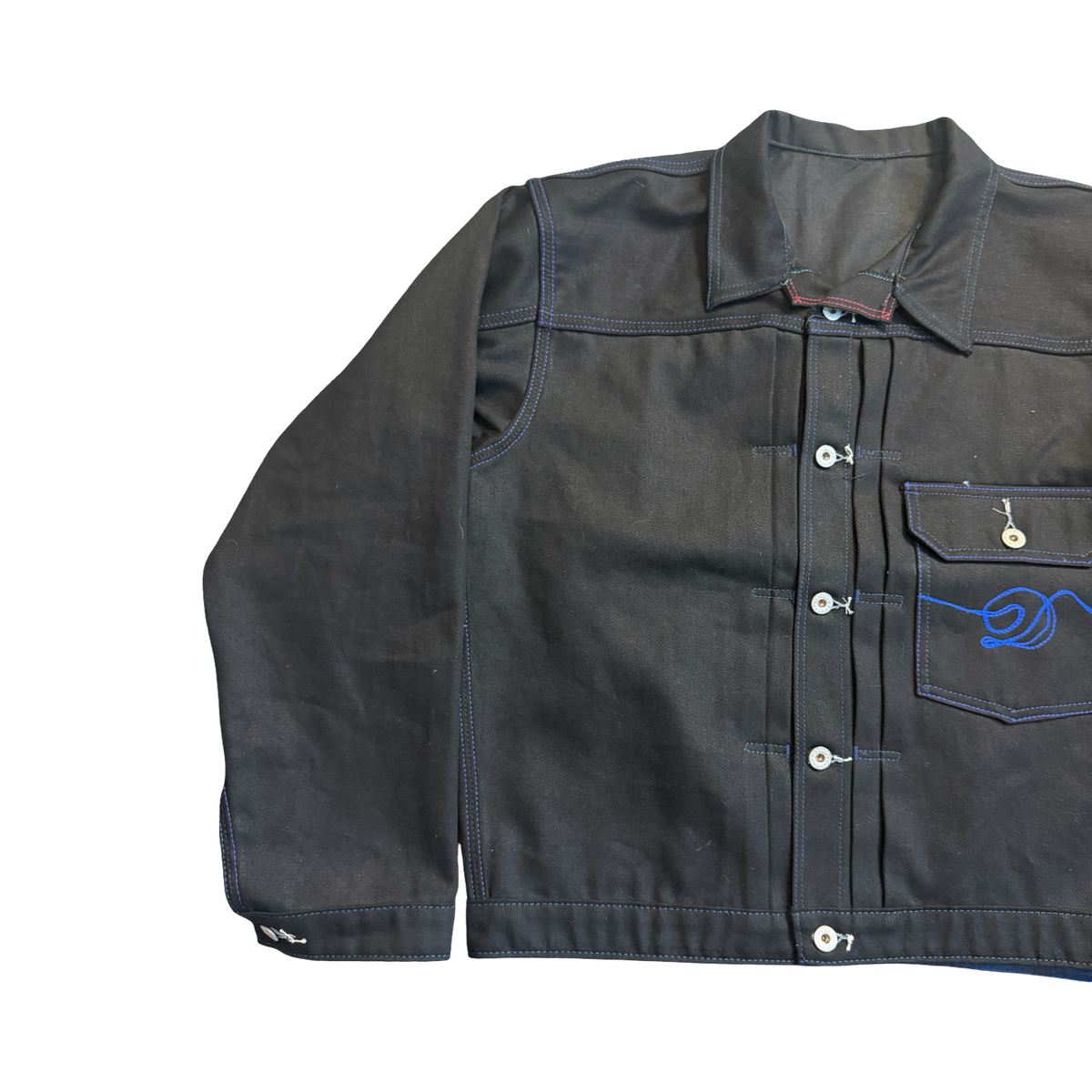 TYPE 1 BLACK DENIM JACKET SAMPLE (38)