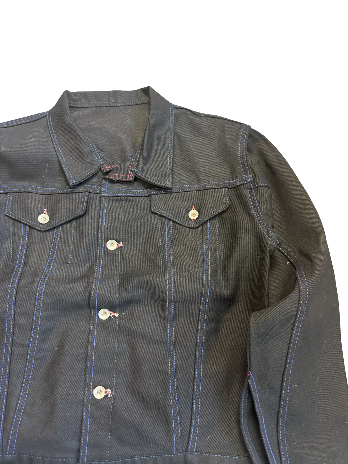 TYPE 3 TRUCKER BLACK DENIM JACKET SAMPLE (40)
