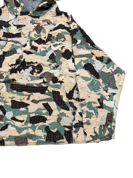 Patchwork Hoodie “sandstorm” XL