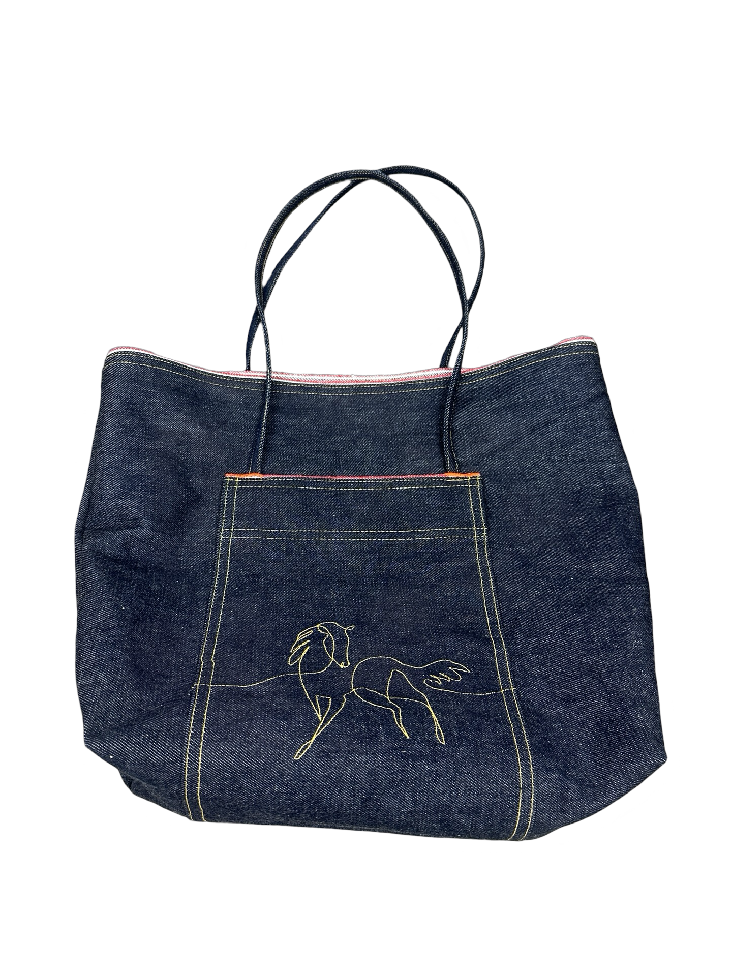 (Horse) Selvedge Denim Tote