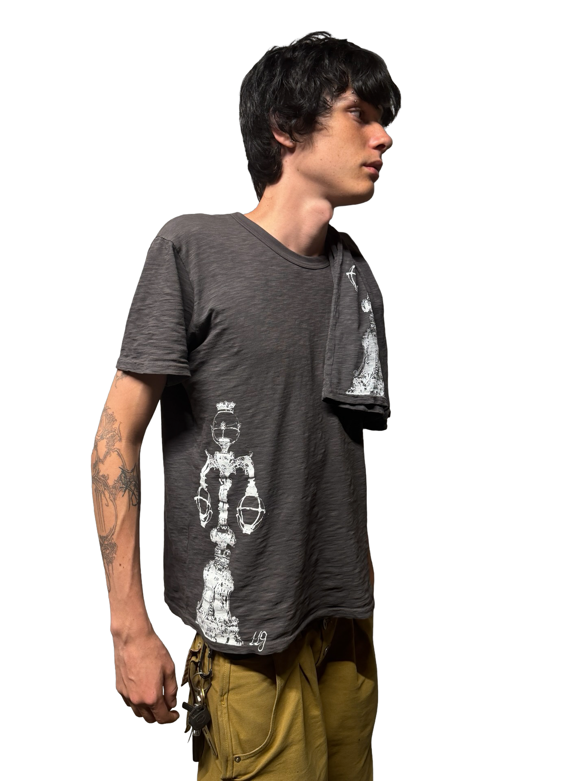 Emperors Lamp 4 Oz Slub Tee - Black (G&J X Daeker)