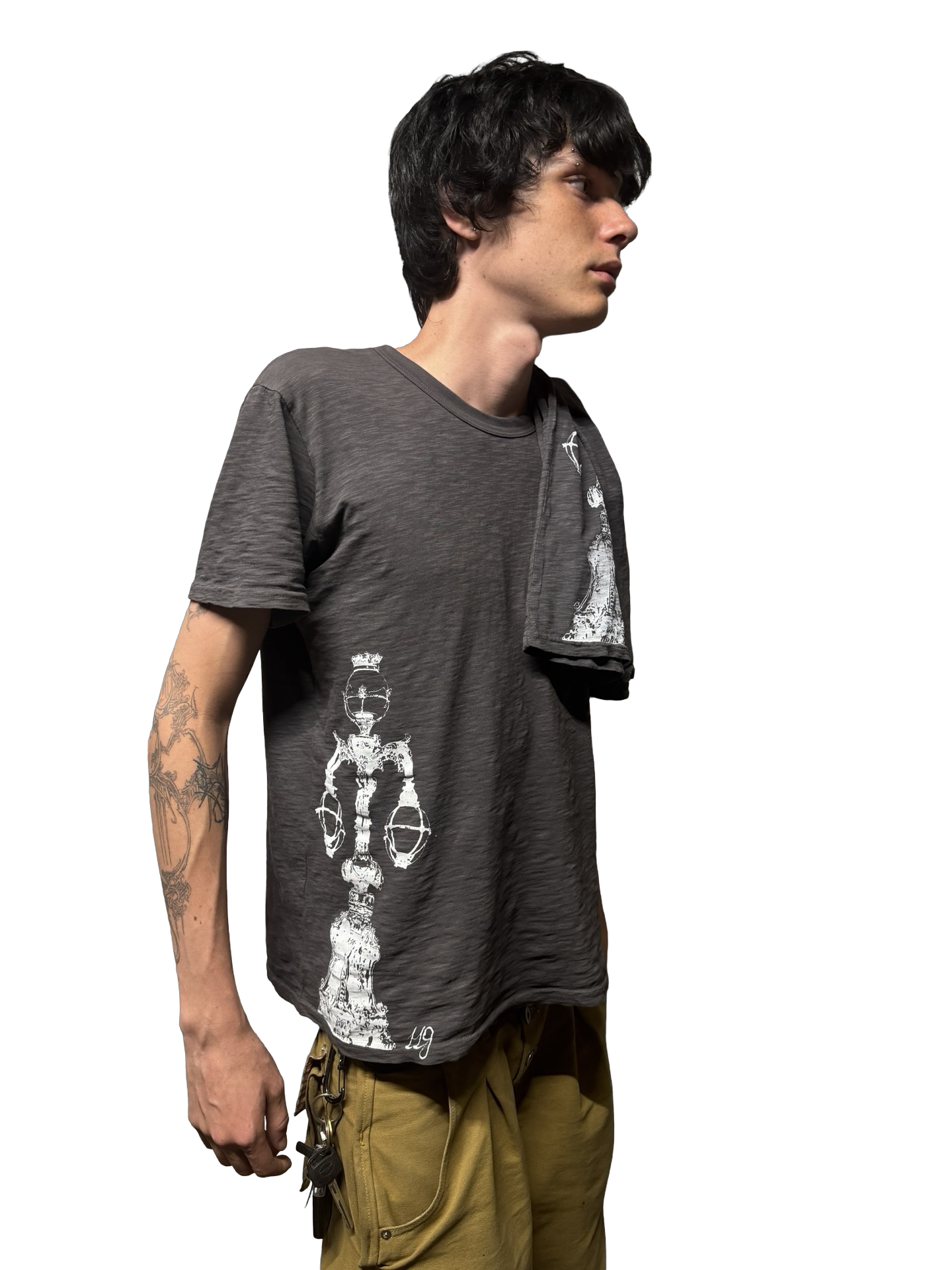 Emperors Lamp 4 Oz Slub Tee - Black (G&J X Daeker)