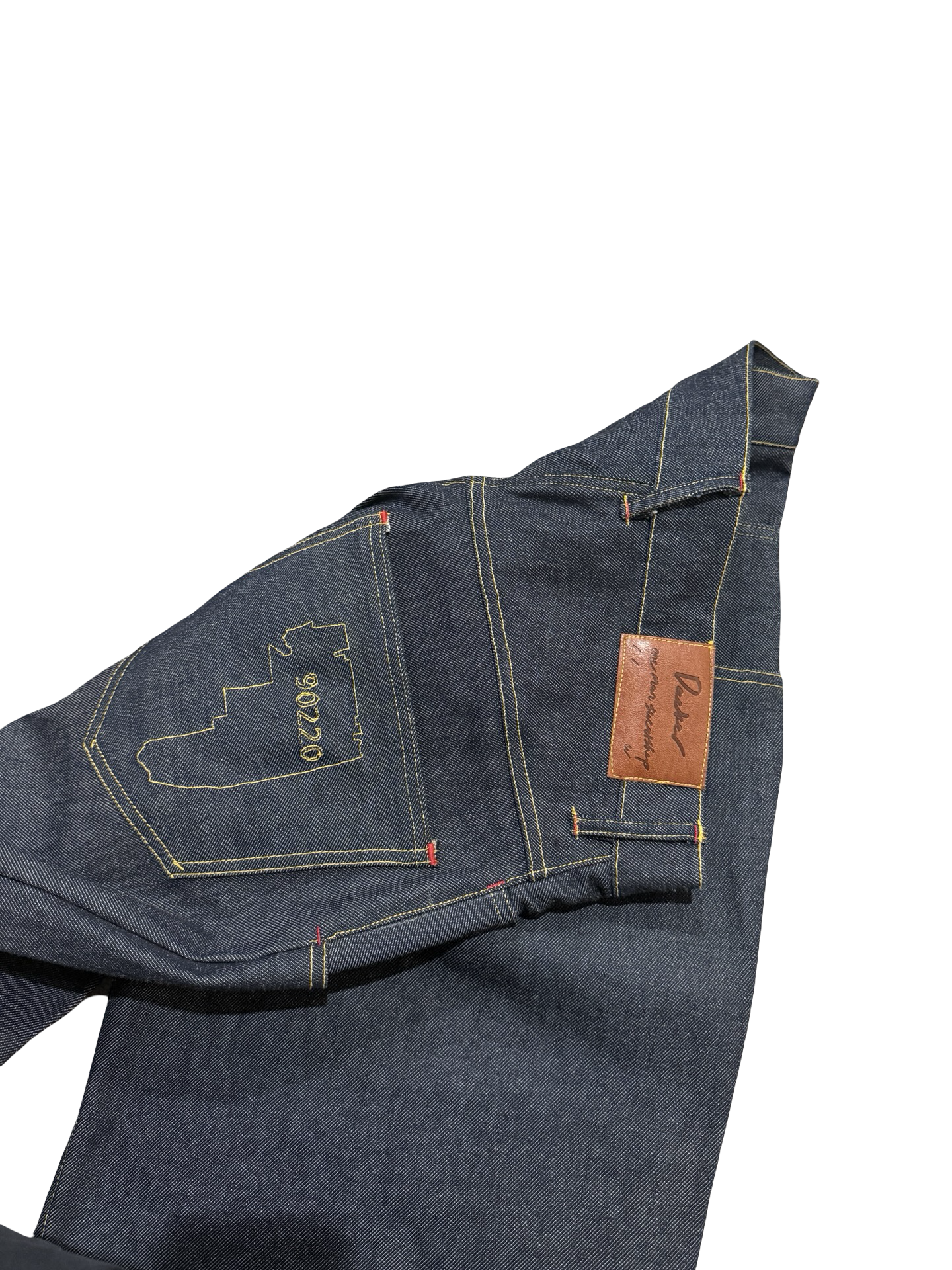 90220 Pleated Japanese Denim 34x32