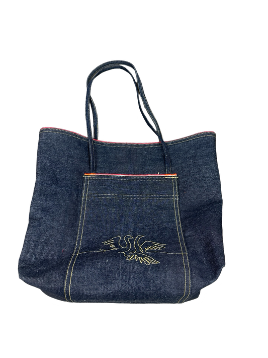 (Swan) Selvedge Denim Tote