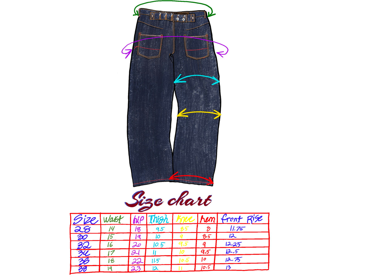 Slub Engineer Jeans (18 oz selvedge)