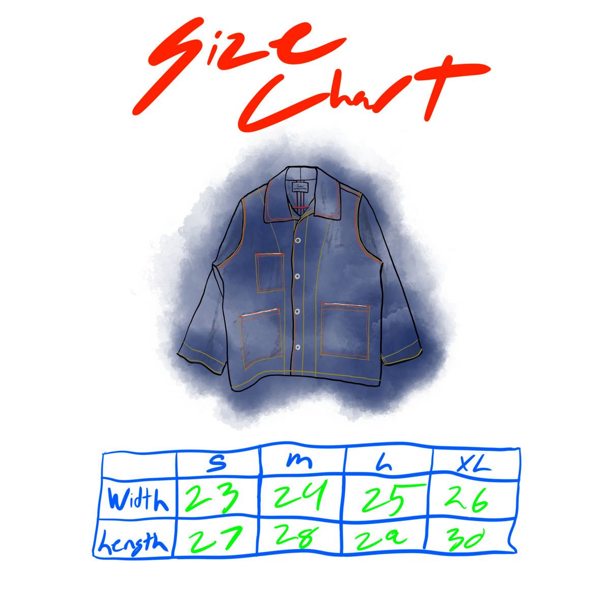 Selvedge Denim Chore Coat