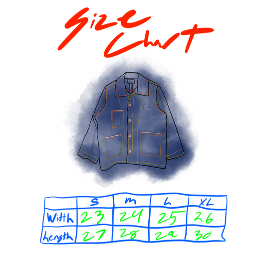 Selvedge Denim Chore Coat 15oz