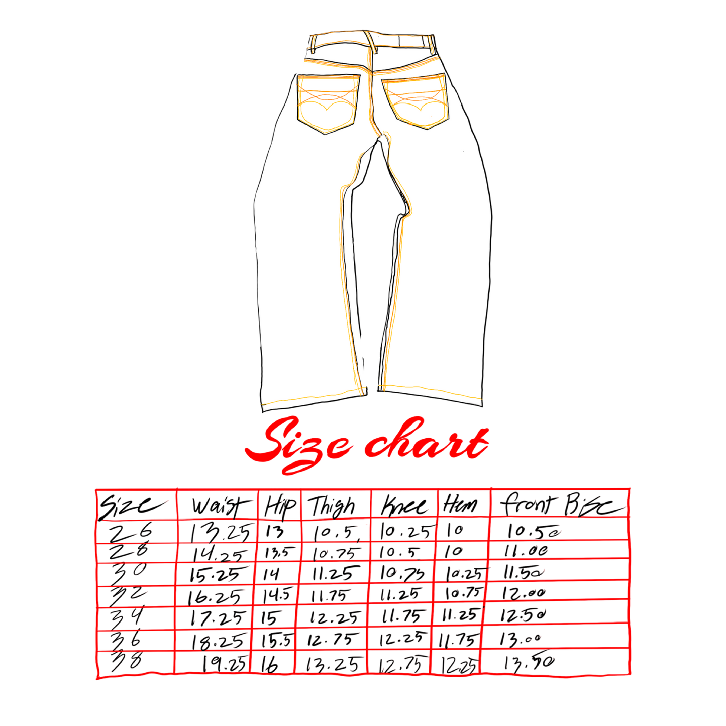 Baggy Western Jeans V2