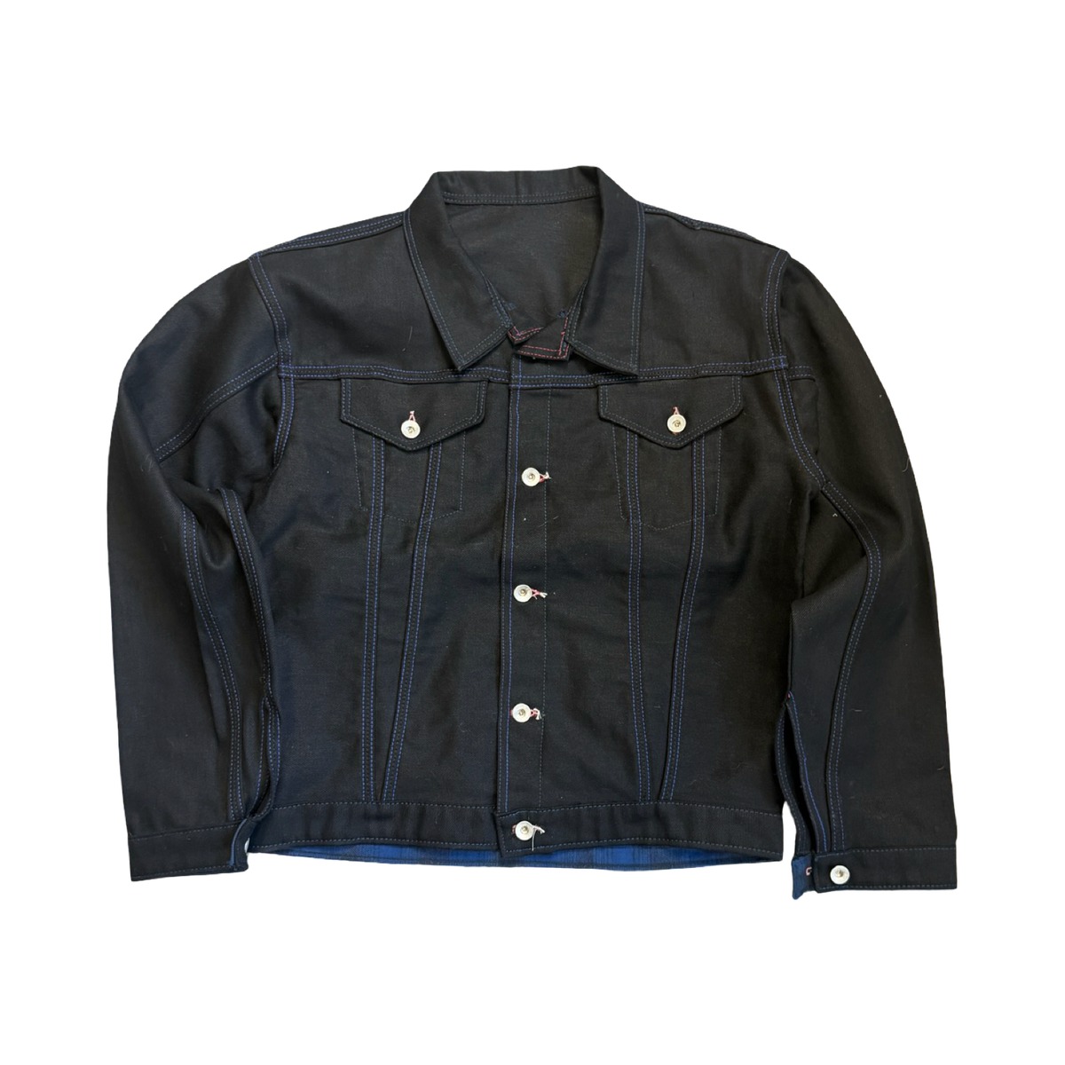 TYPE 3 TRUCKER BLACK DENIM JACKET SAMPLE (40)