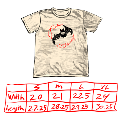 Chiroptera Slub Tee – DAEKER x Garbäj OVERSTOCK
