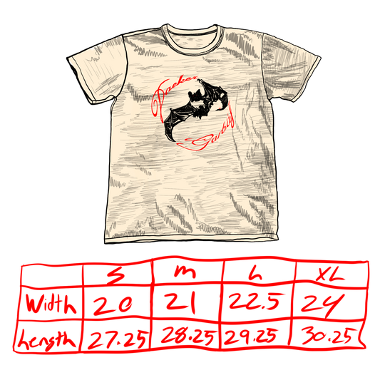 Chiroptera Slub Tee – DAEKER x Garbäj
