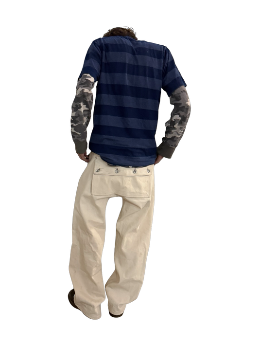 Drop Front Sailor Jeans