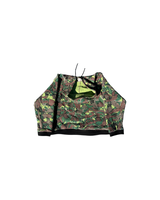 Boro Camo Scrapwork Hoodie Green/Brown