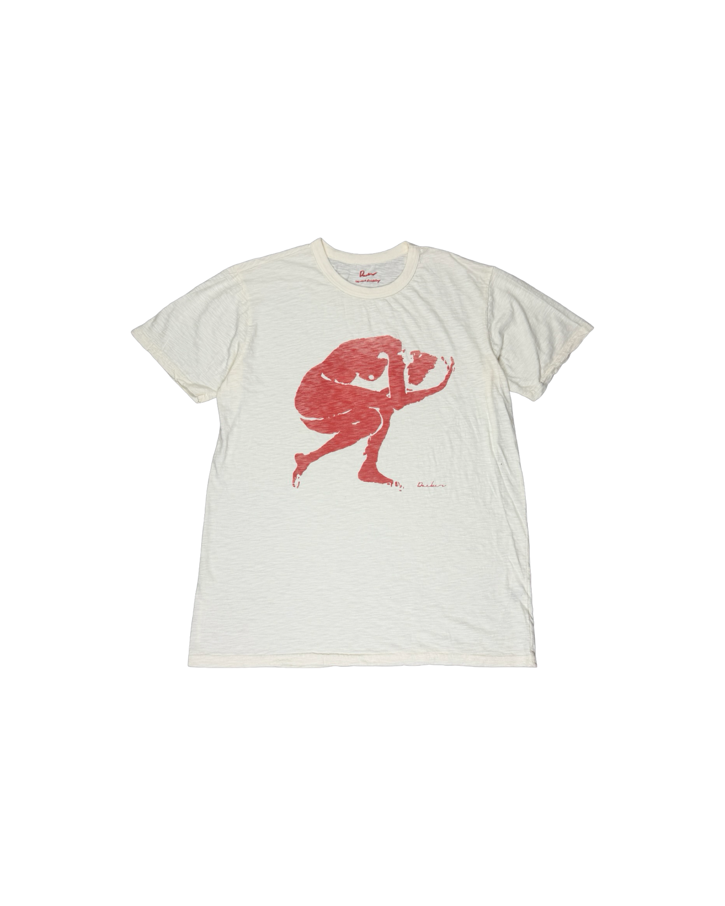 Human Condition 4.5 Oz Slub Tee - White