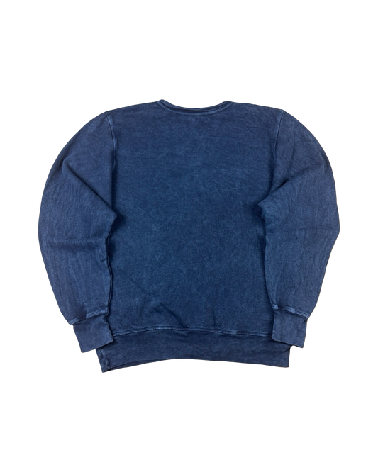Human Condition Crewneck - 9 Oz Enzyme Blue